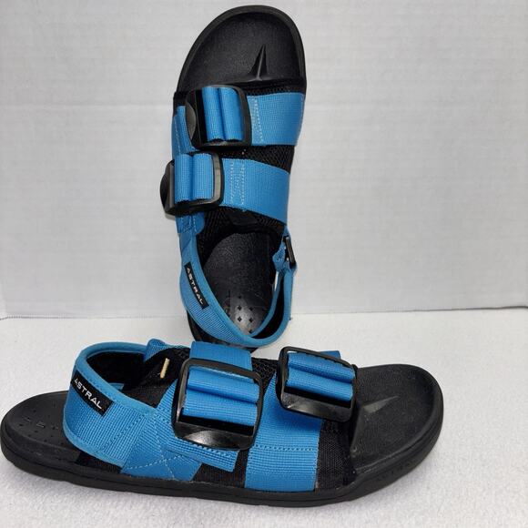Astral PFD Water Blue Sandals Mens 9 m River Rafting NC522U1 Buckle Shoes Great main image 7